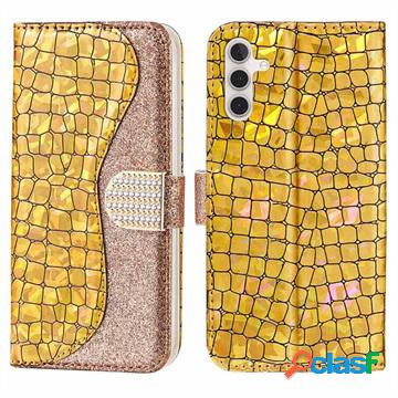 Custodia a Portafoglio per Samsung Galaxy A13 5G serie Croco