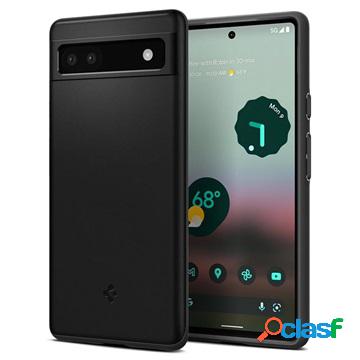 Custodia ibrida Spigen Thin Fit per Google Pixel 6a - nera