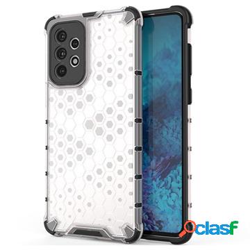 Custodia ibrida a nido d'ape per Samsung Galaxy A73 5G con