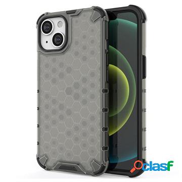 Custodia ibrida a nido d'ape per iPhone 14 Max Hybrid - nera