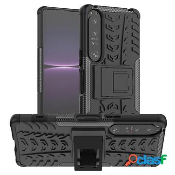 Custodia ibrida antiscivolo per Sony Xperia 1 IV - nera