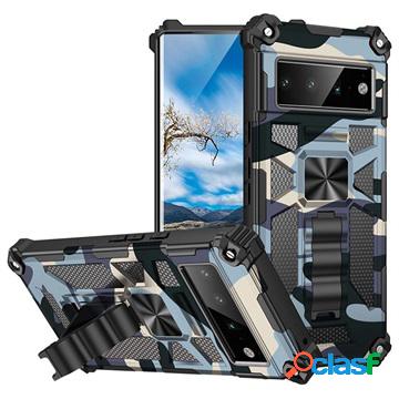 Custodia ibrida per Google Pixel 6 Pro serie Camo con