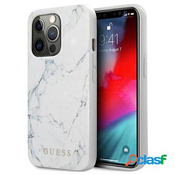 Custodia ibrida per iPhone 13 Pro Guess Marble Collection -