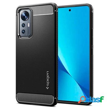 Custodia in TPU Spigen Rugged Armor Xiaomi 12 Lite - Nera