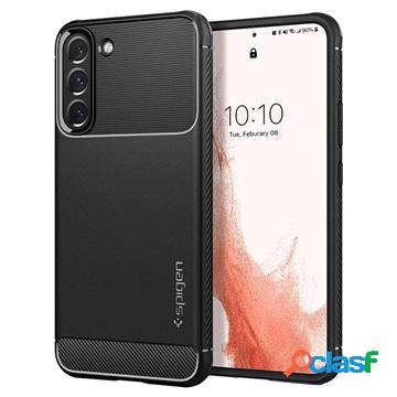 Custodia in TPU Spigen Rugged Armor per Samsung Galaxy S22