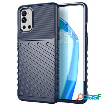 Custodia in TPU Thunder Series OnePlus 9R - blu