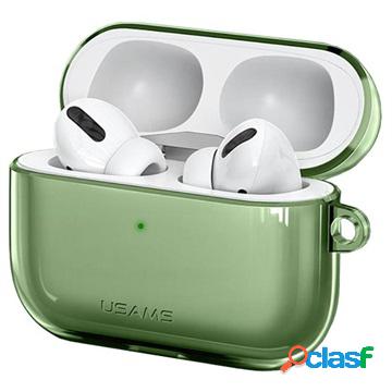 Custodia in TPU Usams BH570 AirPods Pro - verde