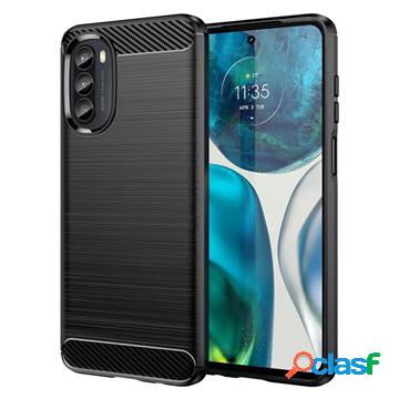 Custodia in TPU spazzolato Motorola Moto G52 - Fibra di