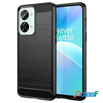 Custodia in TPU spazzolato OnePlus Nord 2T - Fibra di