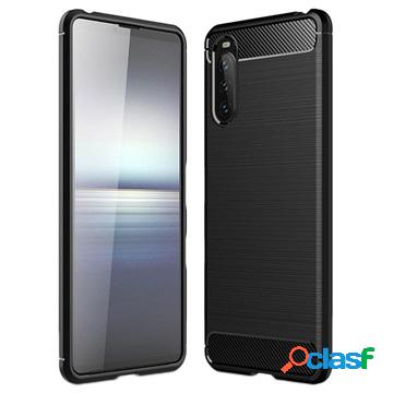 Custodia in TPU spazzolato per Sony Xperia 10 III, Xperia 10