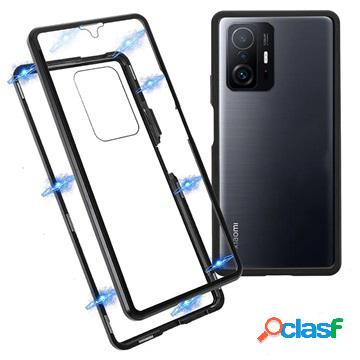 Custodia magnetica Xiaomi 11T/11T Pro con vetro temperato -