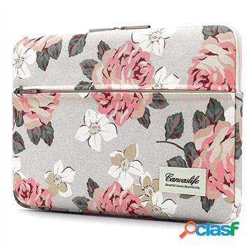 Custodia universale per laptop Canvaslife - 15-16 - Fiori