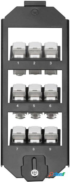 Digitus AN-25179 Supporto a pavimento 3 scomparti Nero