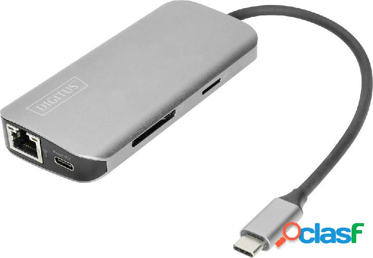 Digitus DA-70884 Mini Dockingstation USB-C™ Adatto per