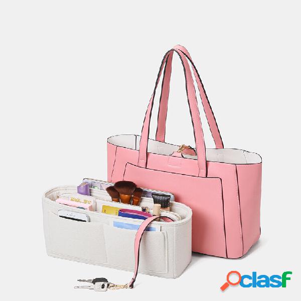 Donna 3Pcs Multi-pocket Large Capacity 13.3 Pollici Laptop