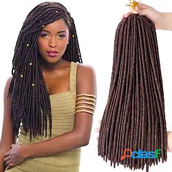 Dreadlocks Locs Faux Nu Locs Trecce a scatola Capelli
