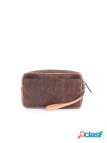ETRO BEAUTY CASE UOMO 0H7688007600 ECOPELLE MULTICOLOR