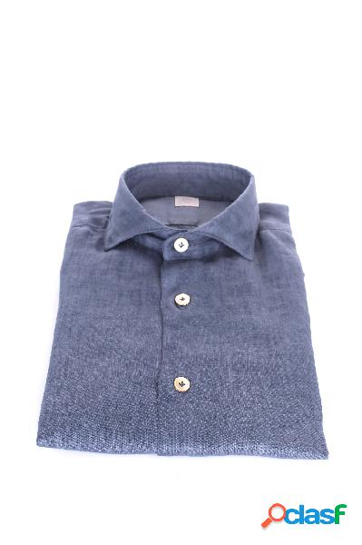 Eleventy Camicie Casual Uomo Blu