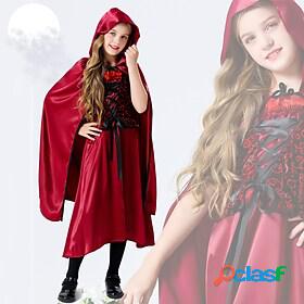 Fairytale Little Red Riding Hood Girls Outfits Movie Cosplay