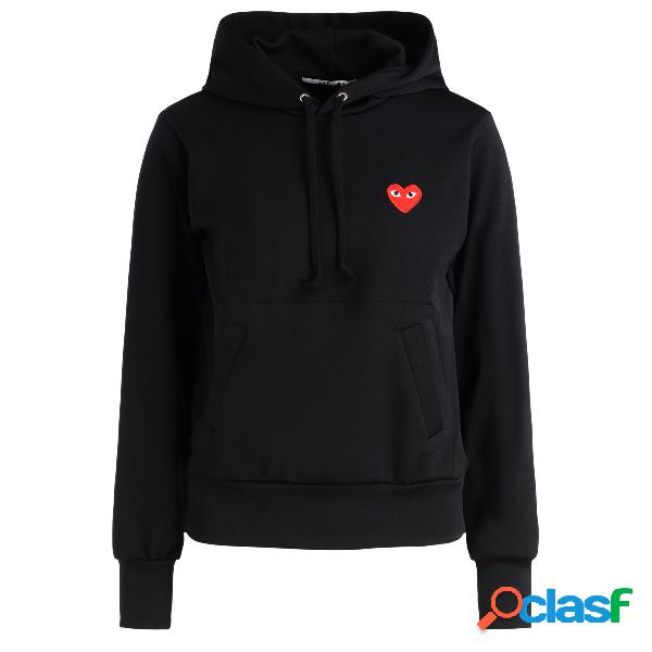 Felpa Comme Des Garçons Play nero cuore rosso