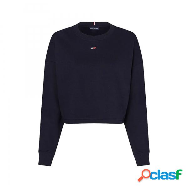 Felpa Tommy Sport con scritte Tommy Hilfiger - Felpe senza