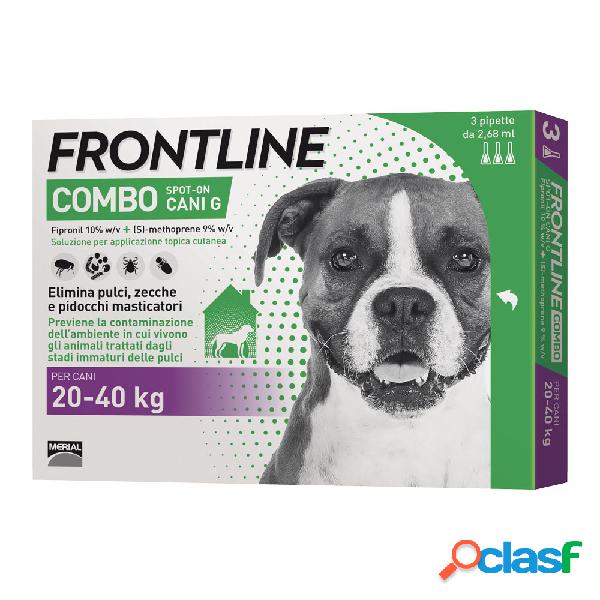 Frontline Combo Spot-On cane grande 20-40 kg 3 pipette