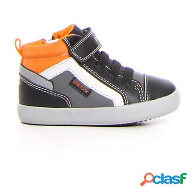 GEOX Gisli sneaker bambino - grigio/arancione