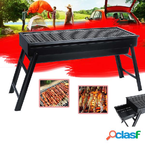 Griglia per barbecue pieghevole Barbecue a carbone campeggio