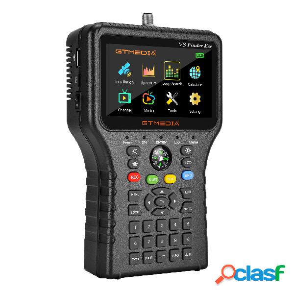 Gtmedia V8 Finder Max Signal Finder Dvb-S2x/S2/S /Mpeg-2/4