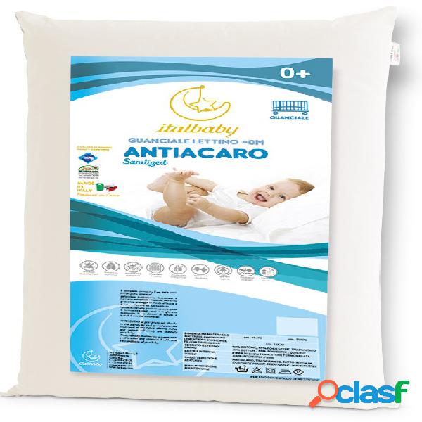 Guanciale Antiacaro Italbaby Lettino cm 38x58x5h