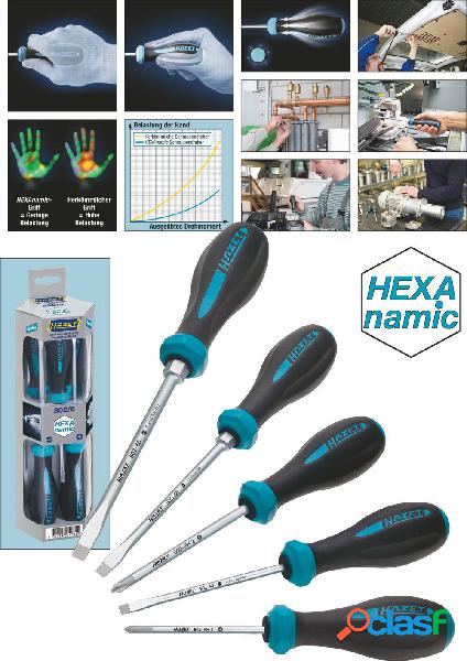 Hazet HEXAnamic Officina e meccanica Kit cacciaviti 5 parti