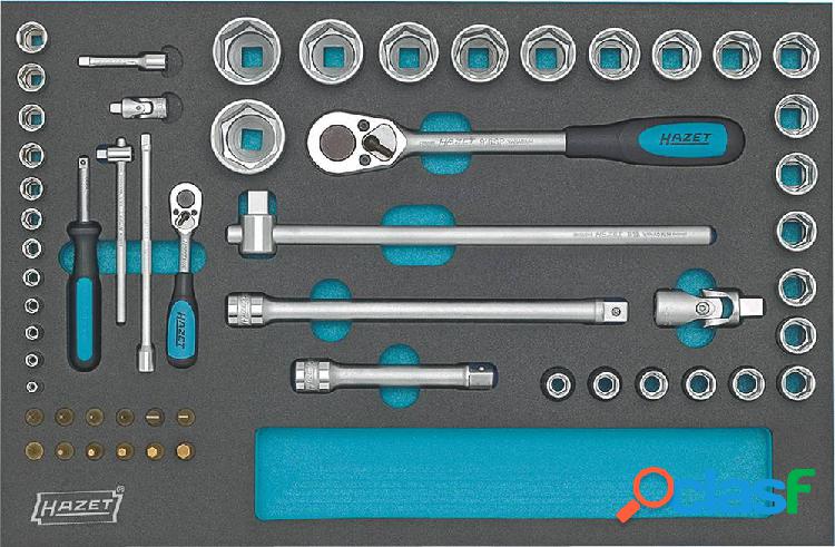 Hazet Kit di chiavi a bussola metrico 1/4 (6.3 mm), 1/2