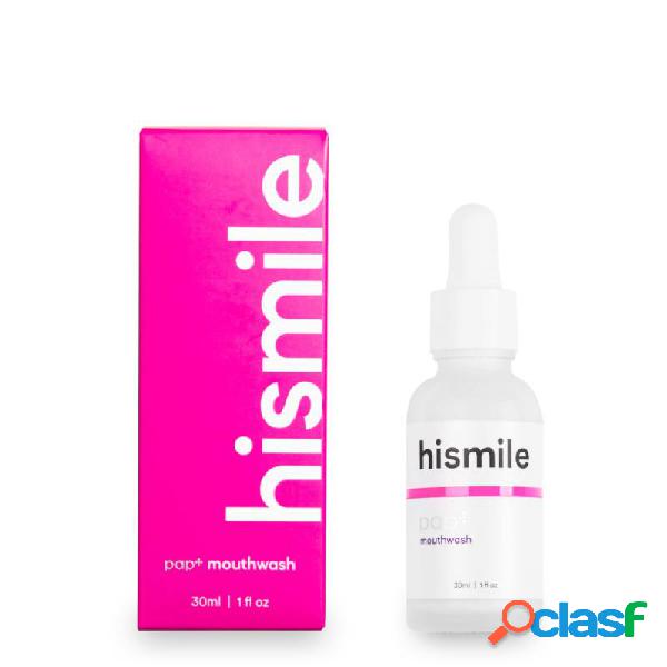 Hismile pap+ whitening mouthwash - colluttorio 30 ml
