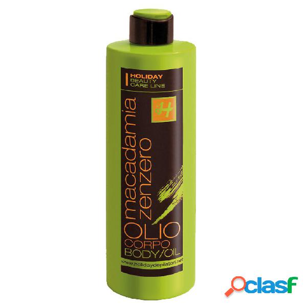 Holiday olio corpo 500 ml macadamia e zenzero
