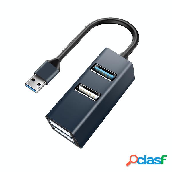 Hub USB 802 4-in-1 di tipo c con porta USB2.0 USB3.0 per