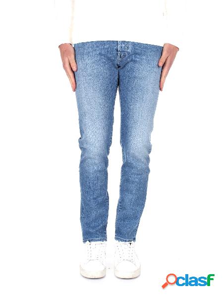 Incotex Blue Division Jeans Uomo Blu