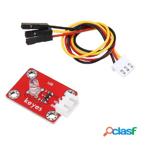 Keyes Brick LED Modulo luce bianca (foro pad) Spina