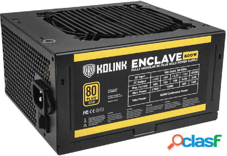 Kolink Enclave Alimentatore per PC 600 W ATX 80PLUS® Gold