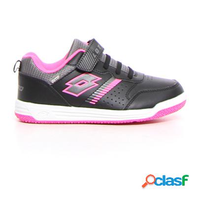 LOTTO Set Ace AMF XVII sneaker bambina - nero fucsia