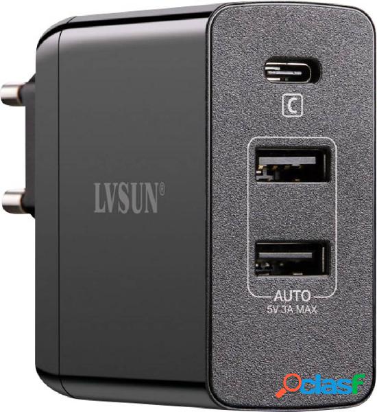 LVSUN Travel LS-QW45-PD Caricatore USB Presa di corrente