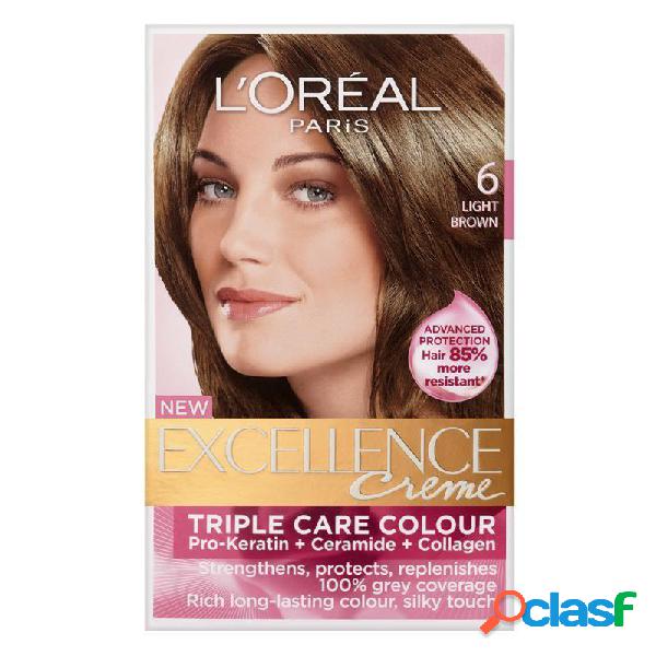 Loreal paris excellence creme shampoo colorante 6 biondo