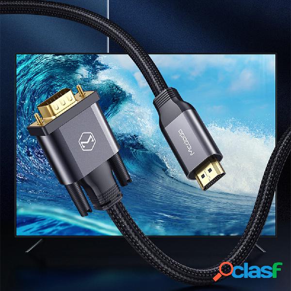 MCDODO Cavo adattatore da 4K HDMI a VGA Cavo convertitore