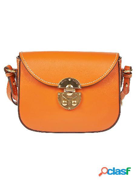 MIU MIU BORSA A SPALLA DONNA 5BH1772AIXF0S73 PELLE ARANCIONE