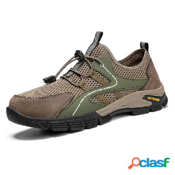 Menico Uomo Comodo Soft Mesh Lace-Up Outdoor Idoneità