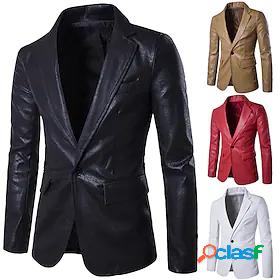 Mens Blazer Fall Winter Business Daily Work Regular Coat