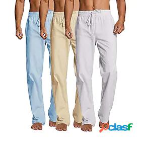 Mens Casual / Sporty Chino Drawstring Pocket Elastic Waist