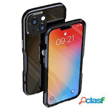 Mini paraurti in metallo Luphie per iPhone 13 - nero