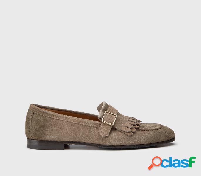 Mocassini in suede Marrone 41M_U