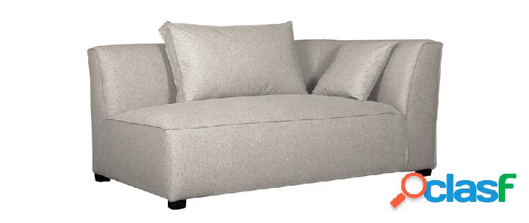 Modulo angolare destro per divano in tessuto beige PLURIEL