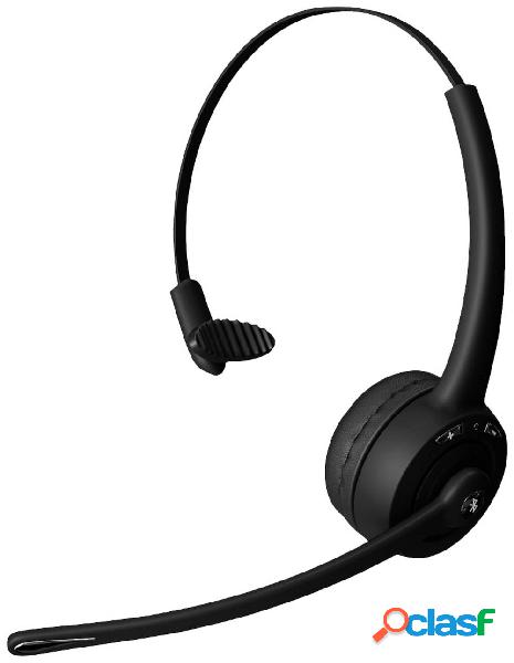 Monacor TALKSAFE-HS Cuffie In Ear Bluetooth Nero